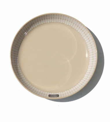 Talerz głęboki z porcelany 20,5 cm OIVA ALKU Deep Plate Terra-White