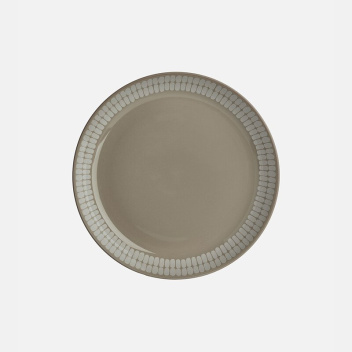 Talerz głęboki z porcelany 20,5 cm OIVA ALKU Deep Plate Terra-White