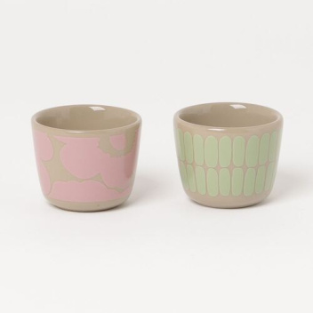 Komplet kieliszków do jajek ALKU and UNIKKO EGG CUP Set 2 Terra-Mint-Pink