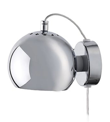 Lampa ścienna Ball Wall 12 cm Chrom