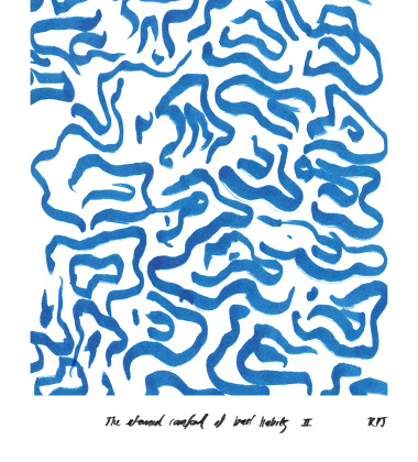Poster 50x70 COMFORT - BLUE by Ronelle Pienaar Jenkin and Lemon
