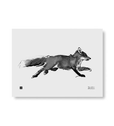 Poster lis Teemu Jarvi 30x40 ADVENTUROUS FOX