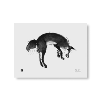 Poster lis Teemu Jarvi 30x40 LEAPING FOX