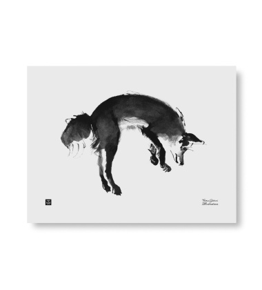 Poster lis Teemu Jarvi 30x40 LEAPING FOX