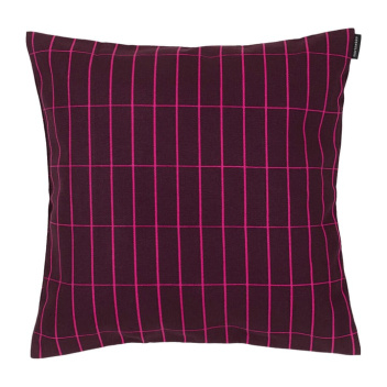 Poszewka na poduszkę 40x40 TIILISKIVI Cushion Cover Dark Red-Pink