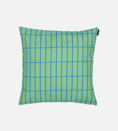 Poszewka na poduszkę 40x40 TIILISKIVI Cushion Cover Light Green-Light Blue