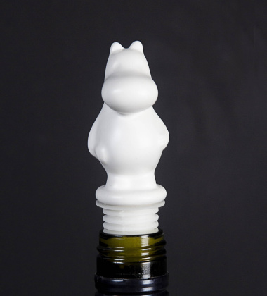 Ceramiczny korek-zatyczka do butelki Muminek 8x9 MOOMIN BOTTLE STOPPER by Pluto Design