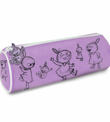 Piórnik muminki - Mała Mi 23x8 VIOLET LITTLE MY Moomin Tube Pencil Case by Anglo-Nordic