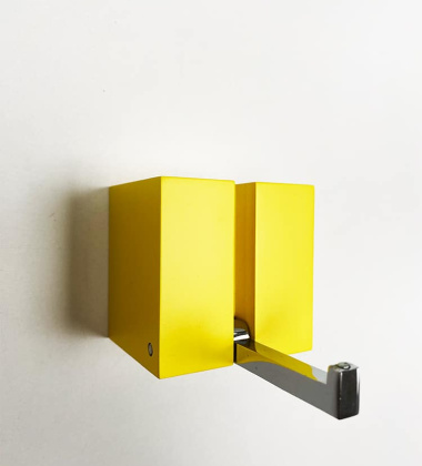 Wieszak ścienny 6,3x5,3 ANCORA Wall Hook - Cytrynowy
