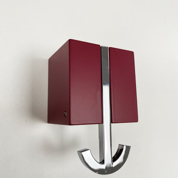 Wieszak ścienny 6,3x5,3 ANCORA Wall Hook - Bordowy