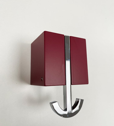 Wieszak ścienny 6,3x5,3 ANCORA Wall Hook - Bordowy