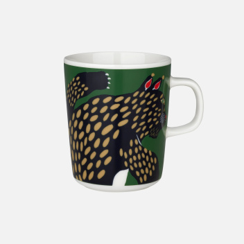 Kubek z uchem z porcelany 250 ml ILVES Oiva Mug Dark Blue-Green-Off White