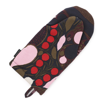 Rękawica kuchenna 15x31,5 RUSAKKO Oven Mitten Red-Brown-Green-Pink