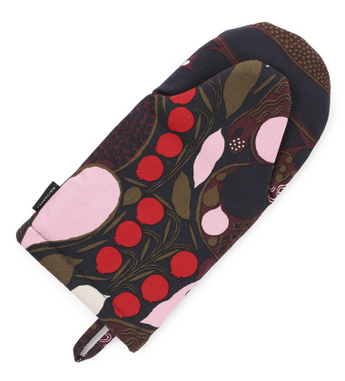 Rękawica kuchenna 15x31,5 RUSAKKO Oven Mitten Red-Brown-Green-Pink