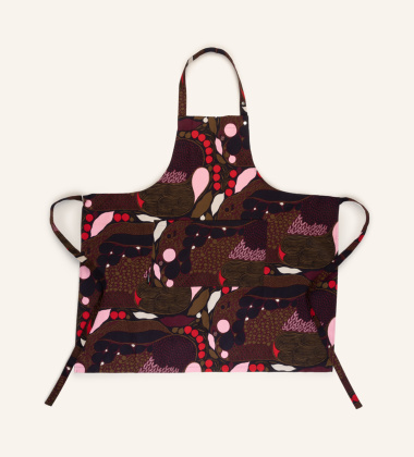 Fartuszek kuchenny 84x85 cm RUSAKKO Apron Red-Brown-Green-Pink