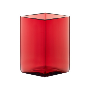 Wazon szklany 11,5x14 cm RUUTU Vase Cranberry