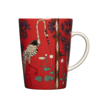 Kubek z porcelany 400 ml TAIKA Mug 15 YEAR ANNIVERSARY Red