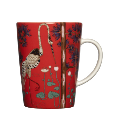 Kubek z porcelany 400 ml TAIKA Mug 15 YEAR ANNIVERSARY Red