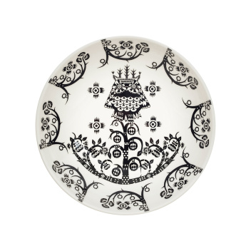 Talerz głęboki z porcelany 20 cm TAIKA DECO Deep Plate White-Black