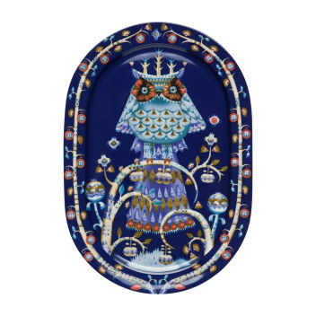 Półmisek do serwowania z porcelany 41x28,5 cm TAIKA Serving Plate Blue