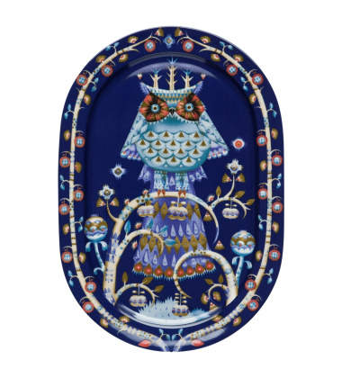 Półmisek do serwowania z porcelany 41x28,5 cm TAIKA Serving Plate Blue