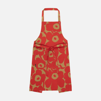 Fartuszek kuchenny 84x85 UNIKKO Apron Brown-Red