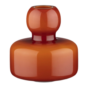 Wazon szklany FLOWER Vase 10x10,4 cm - Caramel