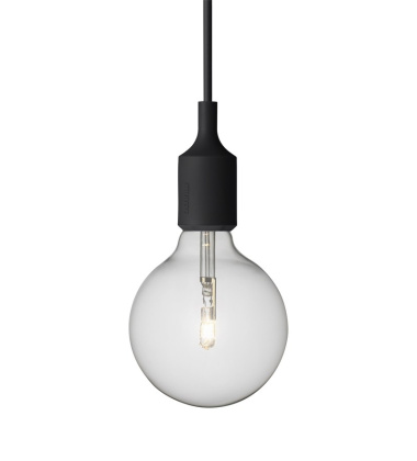 Lampa wisząca E27 Bulb Czarna