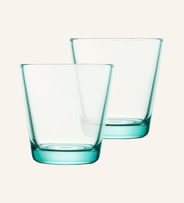 Szklanki KARTIO Glass 210 ml Set 2 Water Green