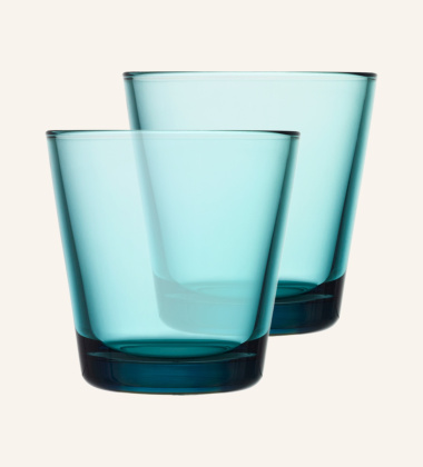 Szklanki KARTIO Glass 210 ml Set 2 Sea Blue