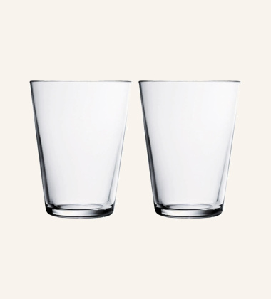 Szklanki KARTIO Glass 400 ml Set 2 Clear