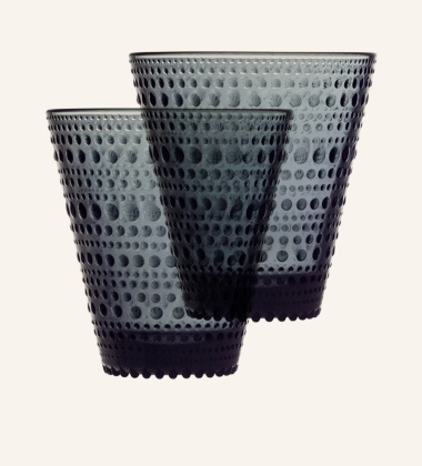 Szklanki 300 ml KASTEHELMI Tumbler Set 2 Dark Grey