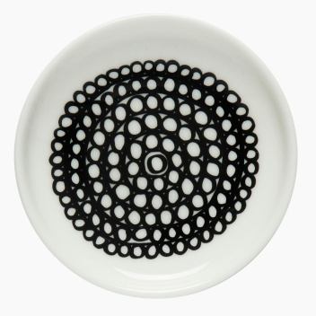 Talerzyk - Miseczka 8,5 cm SIIRTOLAPUUTARHA Mini Plate White-Black