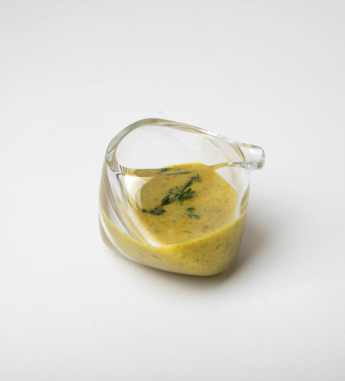 Naczynie szklane do sosów i dipów 225 ml  OLEA SAUCE BOAT by Alejandro Ruiz