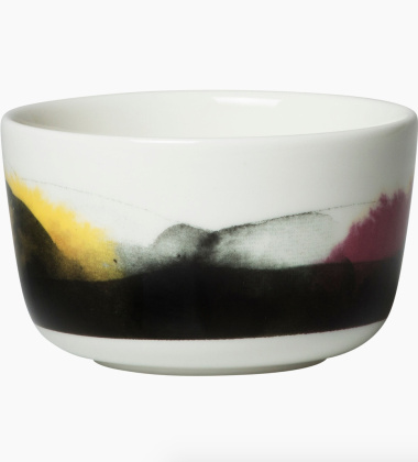 Miseczka z porcelany 250 ml OIVA SÄÄPÄIVÄKIRJA BOWL Pink-Grey-Yellow