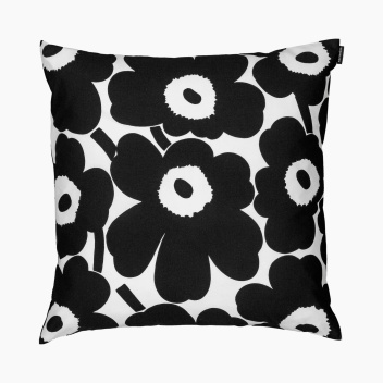 Poszewka na poduszkę 50x50 UNIKKO Cushion Cover Black-White