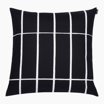 Poszewka na poduszkę 50x50 SIIRTOLAPUUTARHA Cushion Cover Black-White