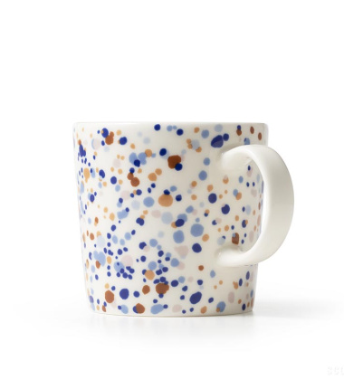 Kubek z porcelany 300 ml HELLE Mug Oiva Toikka - Blue-Brown