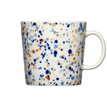 Kubek z porcelany 400 ml HELLE Mug Oiva Toikka - Blue-Brown
