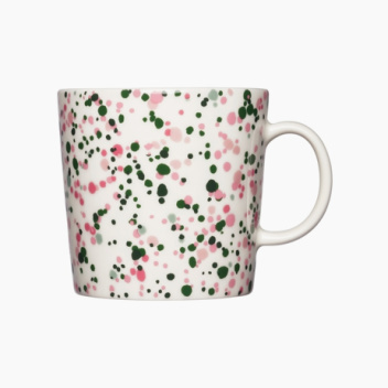 Kubek z porcelany 400 ml HELLE Mug Oiva Toikka - Pink-Green