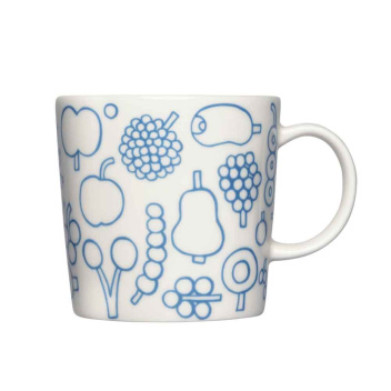 Kubek z porcelany 300 ml FRUTTA Oiva Toikka Mug Light Blue