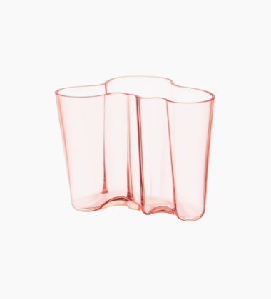 Wazon szklany ALVAR AALTO VASE 16 cm Salmon Pink