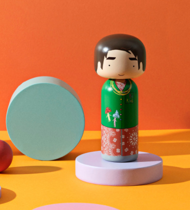 Laleczka Kokeshi GIO - MIRA MIKATI 14,5 cm