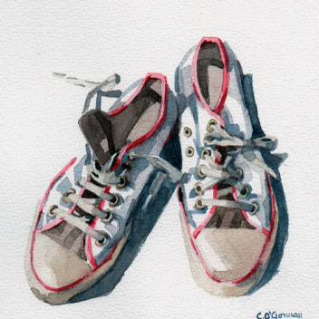 Poster 50x70 THE SNEAKERS by Camila O’Gorman