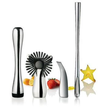 Akcesoria Barmańskie Stainless Steel Set of 4