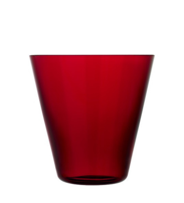 Szklanki KARTIO THIN Glass 340 ml Set 2 Cranberry