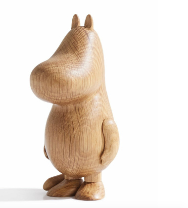 Drewniana figurka muminka 15x7x9 cm MOOMINTROLL Small White Oak by Boyhood