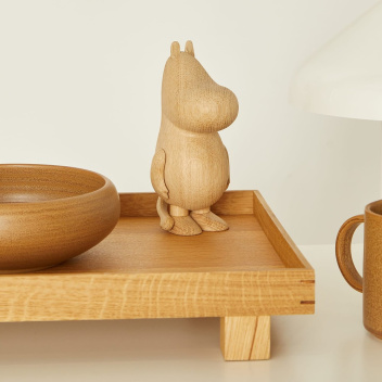 Drewniana figurka muminka 15x7x9 cm MOOMINTROLL Small White Oak by Boyhood