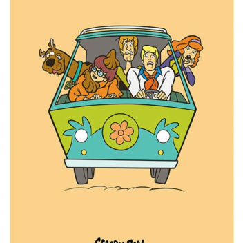 Plakat 30x40 SCOOBY-DOO THE MYSTERY MACHINE