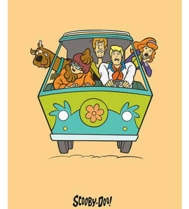 Plakat 30x40 SCOOBY-DOO THE MYSTERY MACHINE